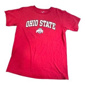Ohio State Buckeyes Pro Edge T-Shirt M Red Cotton Mens Tee Football Basketball